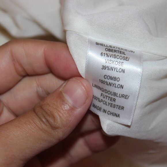 Adrianna Papell  White Lace Floral Sleeveless Maxi Dress Women's Size 12 - Picture 10 of 10